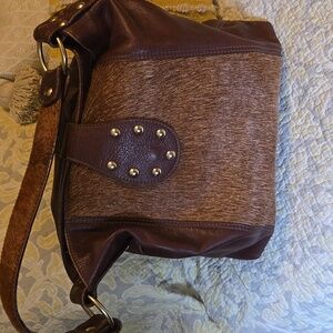 Maurizio Tatiuti Brown Leather Women's Bag